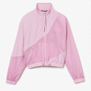 Lacoste Light Pink Mesh Windbreaker Jacket